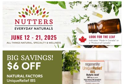 Nutters Everyday Naturals Flyer June 12 to 21 Nutters Everyday Naturals Flyer June 12 to 21