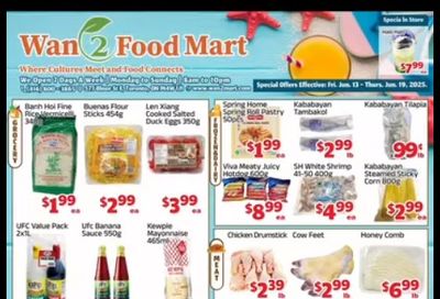 Wan 2 Food Mart Flyer June 13 to 19