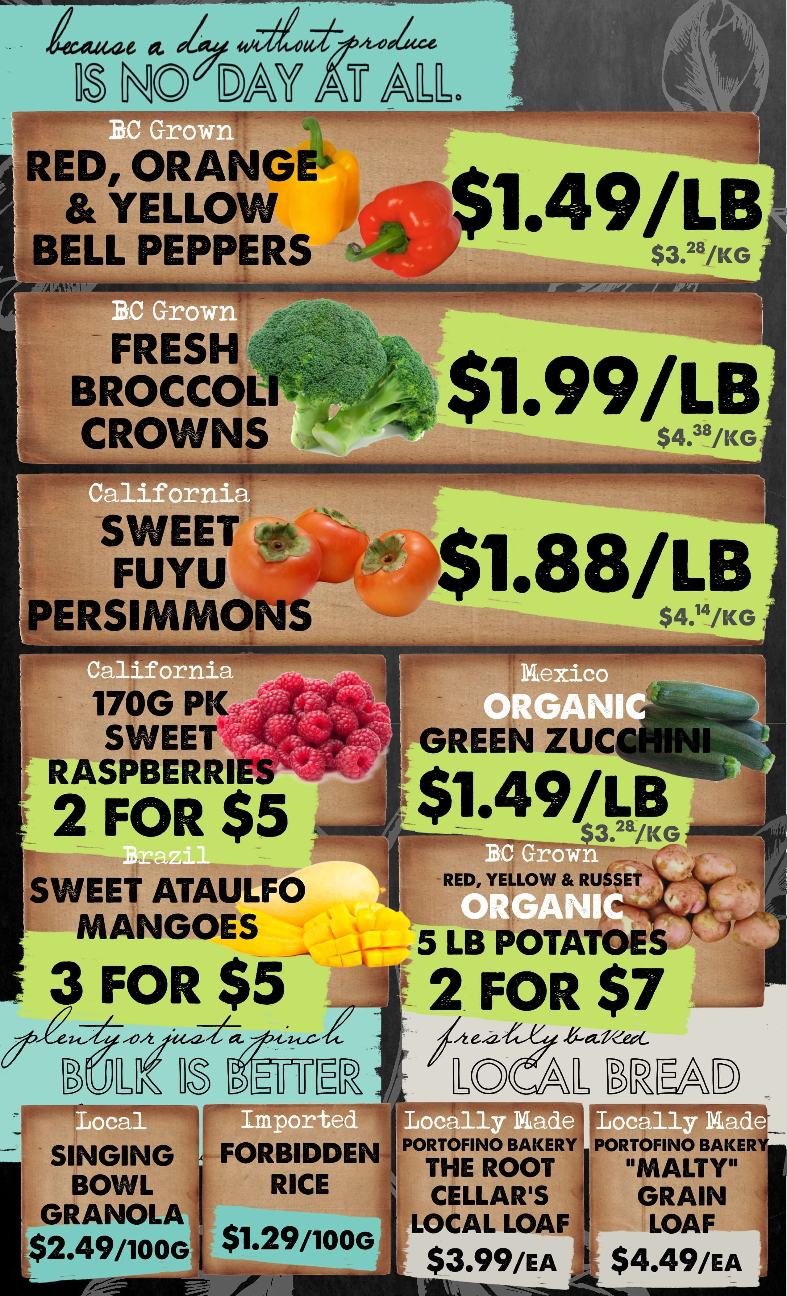 The Root Cellar Flyer November 7 to 13