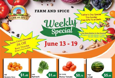 Farm And Spice Grocers Flyer June 13 to 19