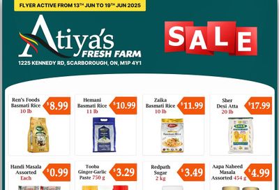 Atiya's Fresh Farm Flyer June 13 to 19 Atiya's Fresh Farm Flyer June 13 to 19