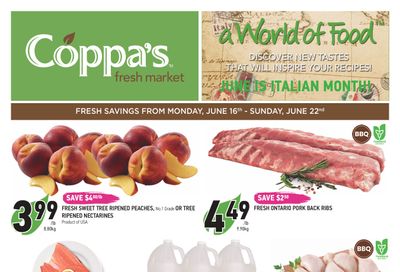 Coppa's Fresh Market Flyer June 16 to 22