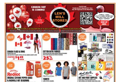 Len's Mill Stores Flyer June 16 to 29
