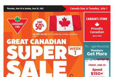 Canadian Tire Super Sale (ON) Flyer June 19 to 29