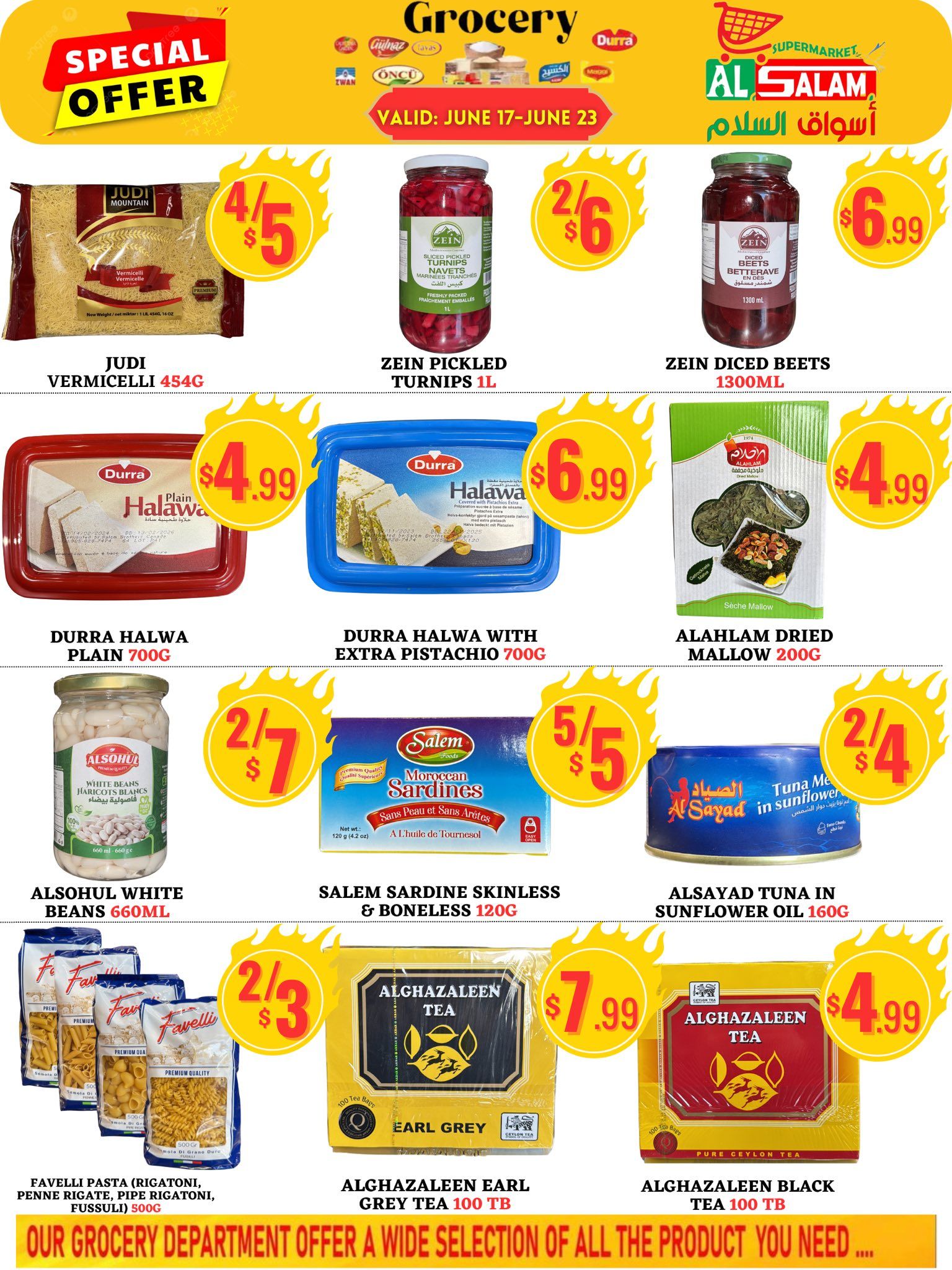 Al-Salam Supermarket Flyer June 17 to 23