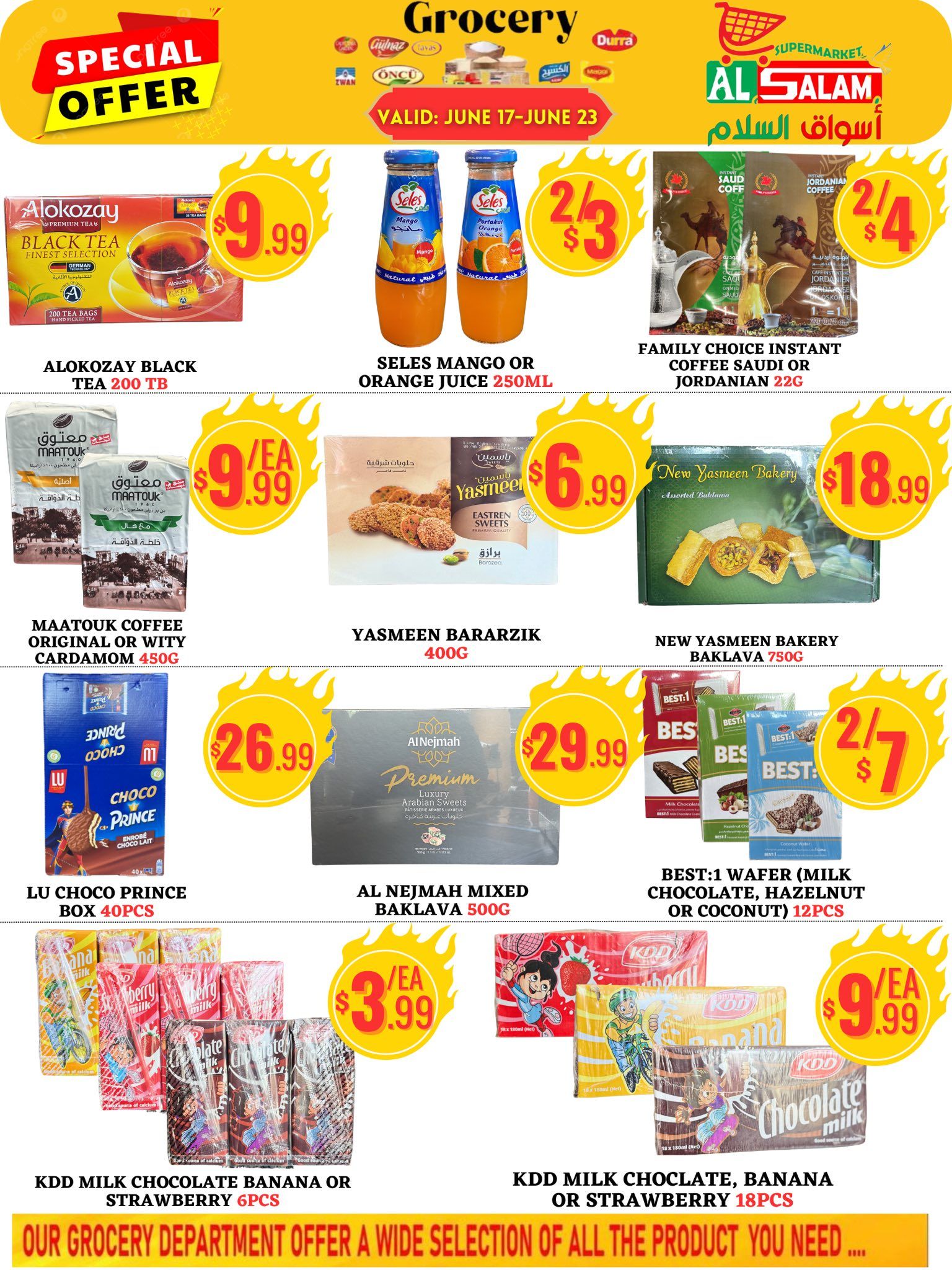 Al-Salam Supermarket Flyer June 17 to 23
