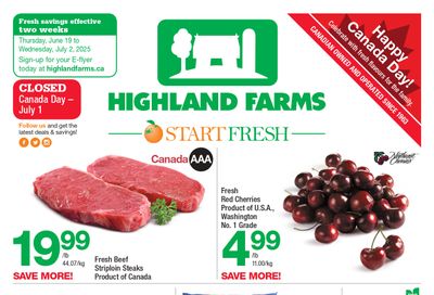Highland Farms Flyer June 19 to July 2