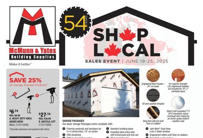 McMunn & Yates Building Supplies Flyer June 19 to 25
