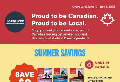 Total Pet Flyer June 19 to July 2 Total Pet Flyer June 19 to July 2