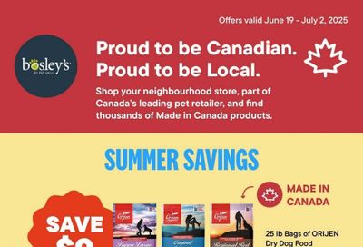 Bosley's by PetValu Flyer June 19 to July 2