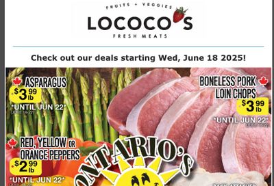 Lococo's Flyer June 18 to 22