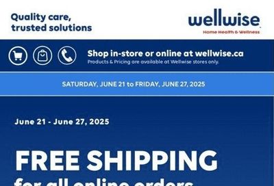 Wellwise By Shoppers Flyer June 21 to 27 Wellwise By Shoppers Flyer June 21 to 27