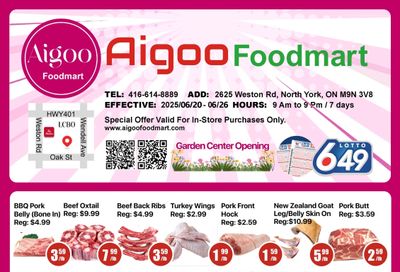 Aigoo Foodmart Flyer June 20 to 26