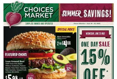 Choices Market Flyer June 19 to 25