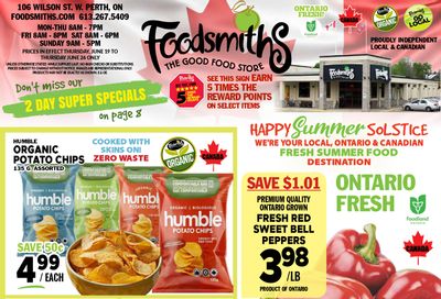 Foodsmiths Flyer June 19 to 26 Foodsmiths Flyer June 19 to 26