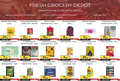 Fresh Grocery Depot Flyer June 19 to 25