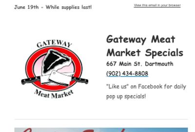 Gateway Meat Market Flyer June 19 to 25