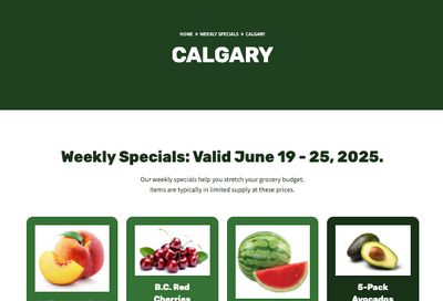 H&W Produce Canada Flyers