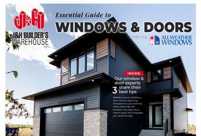 J&H Builder's Warehouse Windows & Doors Guide Flyer June 19 to August 31