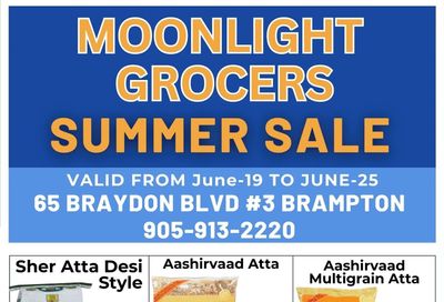 Moonlight Grocers Flyer June 19 to 25