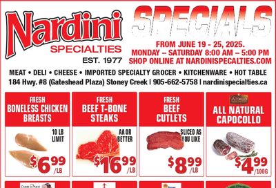 Nardini Specialties Flyer June 19 to 25
