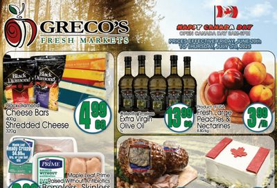 Greco's Fresh Market Flyer June 20 to July 3