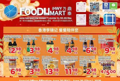 FoodyMart (HWY7) Flyer June 20 to 26