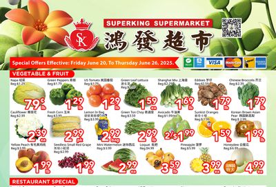Superking Supermarket (North York) Flyer June 20 to 26