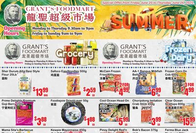Grant's Food Mart Flyer June 20 to 26