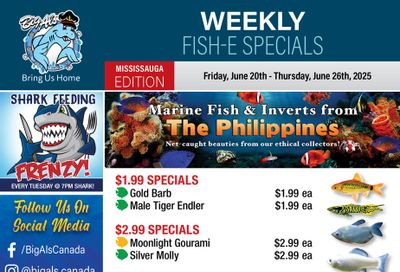 Big Al's (Mississauga) Weekly Specials June 20 to 26