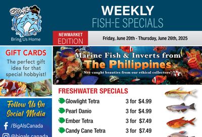 Big Al's (Newmarket) Weekly Specials June 20 to 26