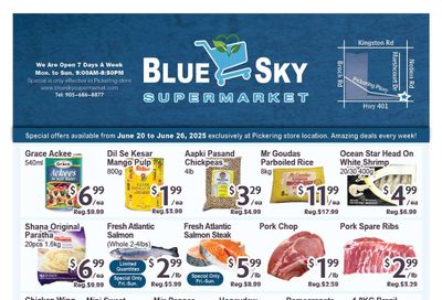 Blue Sky Supermarket (Pickering) Flyer June 20 to 26