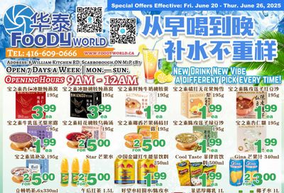 Foody World Flyer June 20 to 26