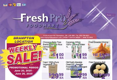 FreshPro Foodmart (Brampton) Flyer June 20 to 26