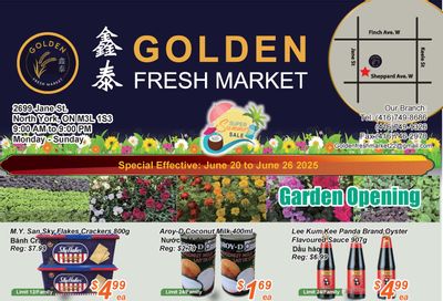 Golden Fresh Market Flyer June 20 to 26