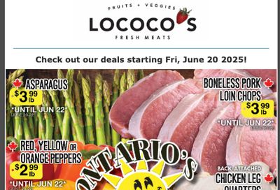 Lococo's Flyer June 20 to 29