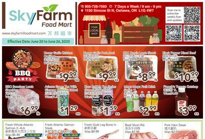 SkyFarm Food Mart Flyer June 20 to 26