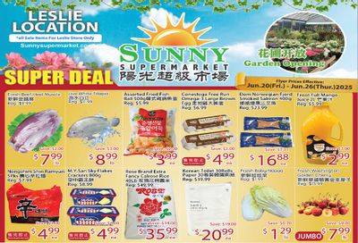 Sunny Supermarket (Leslie) Flyer June 20 to 26