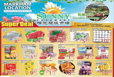 Sunny Foodmart (Markham) Flyer June 20 to 26