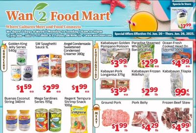 Wan 2 Food Mart Flyer June 20 to 26