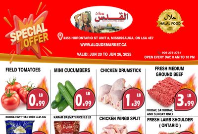 Al-Quds Supermarket Flyer June 20 to 26 Al-Quds Supermarket Flyer June 20 to 26