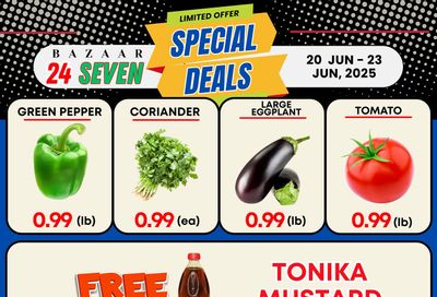 Bazaar 24 Seven Flyer June 20 to 23
