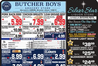 Butcher Boys Grocery Store Flyer June 20 to July 1 Butcher Boys Grocery Store Flyer June 20 to July 1