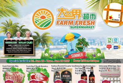 Farm Fresh Supermarket Flyer June 20 to 26