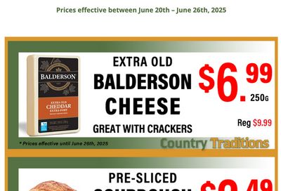 Country Traditions One-Shot Deals Flyer June 20 to 26
