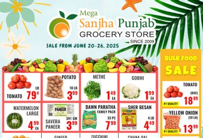 Sanjha Punjab Grocery Store Flyer June 20 to 26 Sanjha Punjab Grocery Store Flyer June 20 to 26