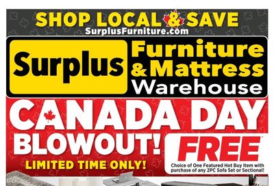 Surplus Furniture & Mattress Warehouse (Medicine Hat, Lethbridge) Flyer June 9 to 22