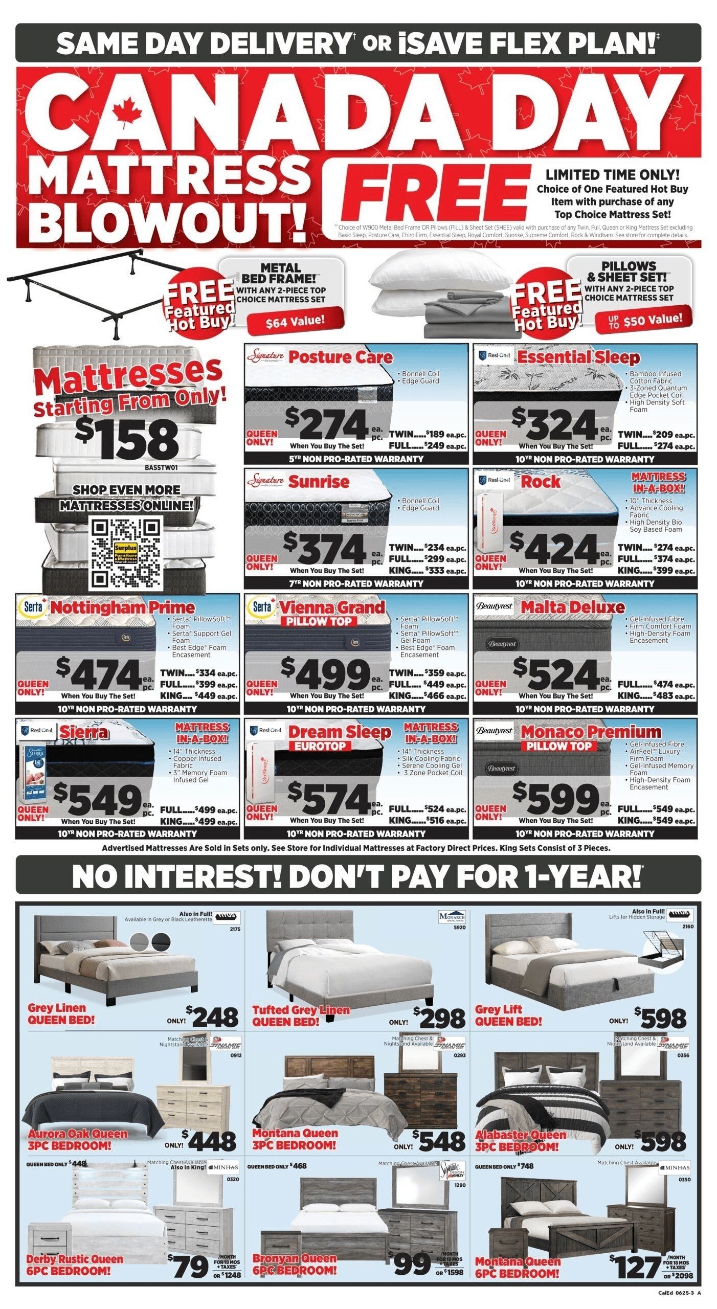 Surplus Furniture & Mattress Warehouse (Calgary, Edmonton) Flyer June 23 to 29