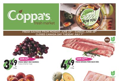 Coppa's Fresh Market Flyer June 23 to 29