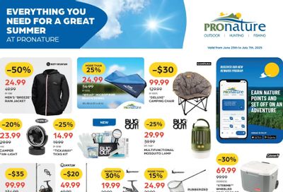 Pronature Flyer June 25 to July 7 Pronature Flyer June 25 to July 7